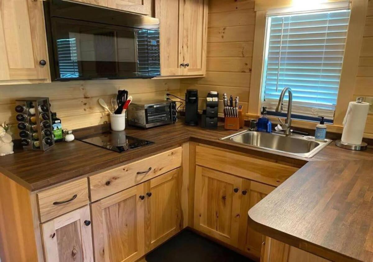 Serene 1Br Cabin Near Nc Z00 With Loft & Waterview Asheboro Bagian luar foto